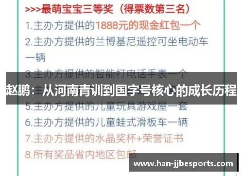 赵鹏：从河南青训到国字号核心的成长历程